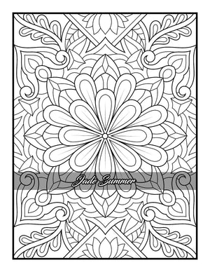 100 Amazing Patterns: An Adult Coloring Book with Fun, Easy, and Relaxing Coloring Pages,New