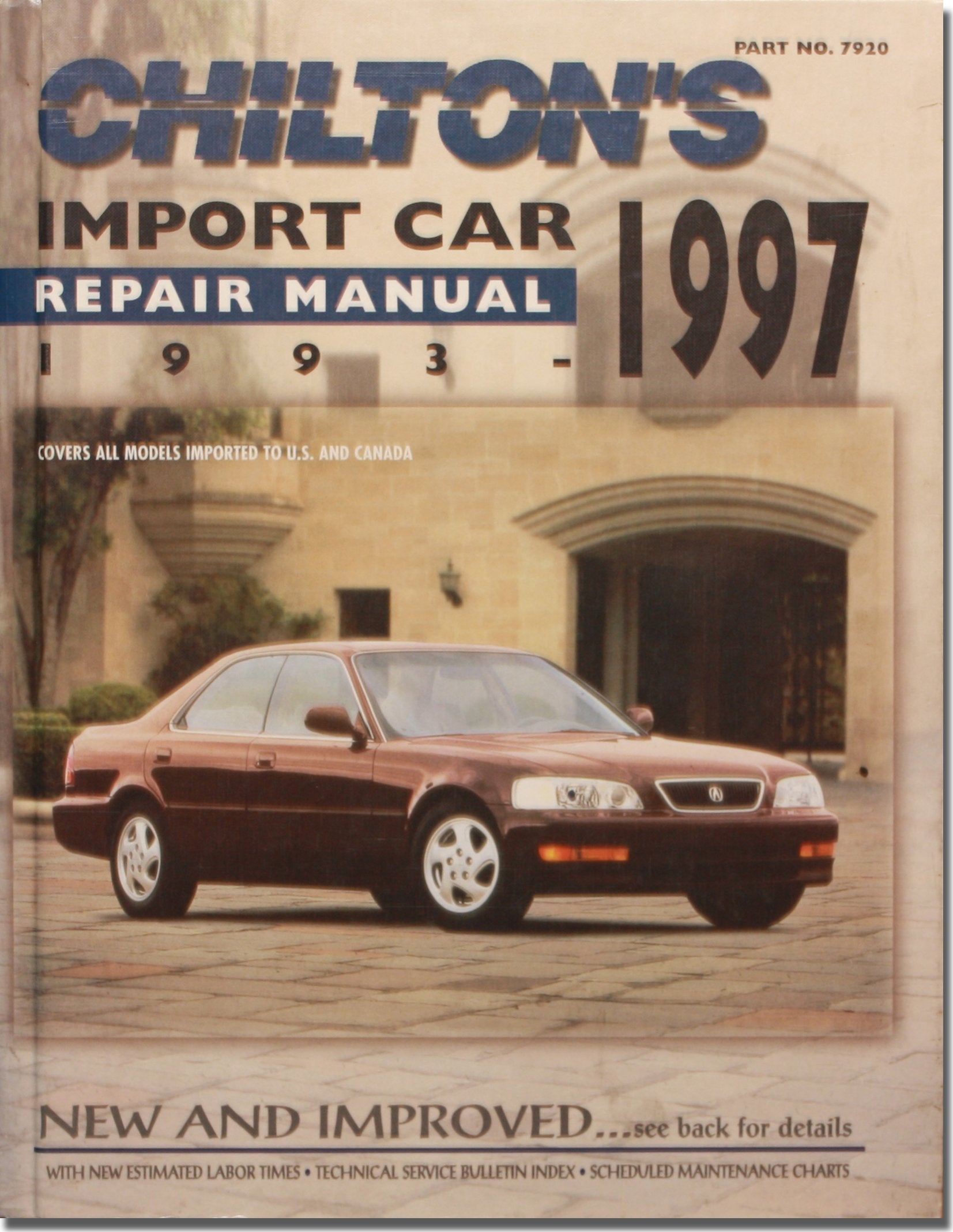 Chilton's Import Car Repair Manual, 199397  Perennial Edition (Chilton Service Manuals),Used