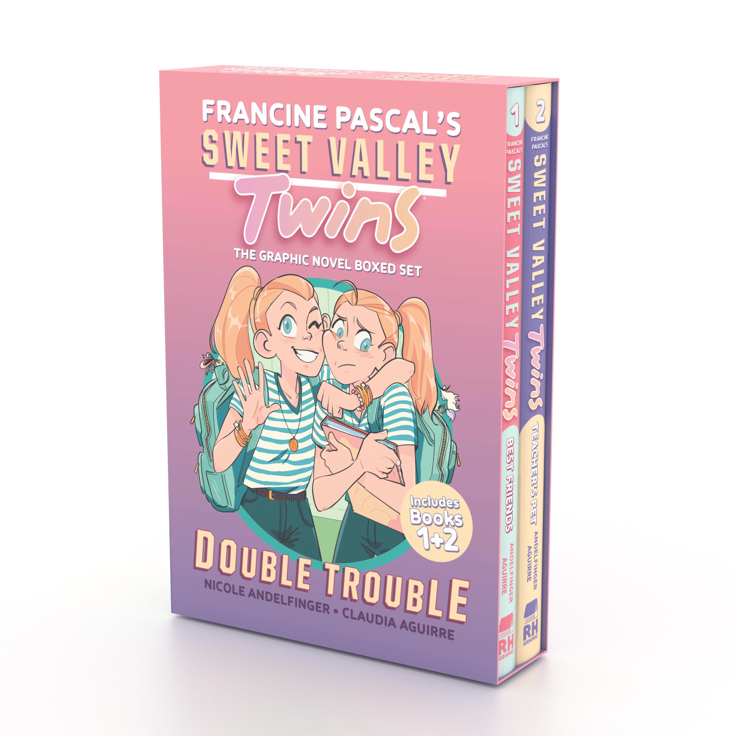Sweet Valley Twins: Double Trouble Boxed Set: Best Friends, Teacher'S Pet (A Graphic Novel Boxed Set),Used