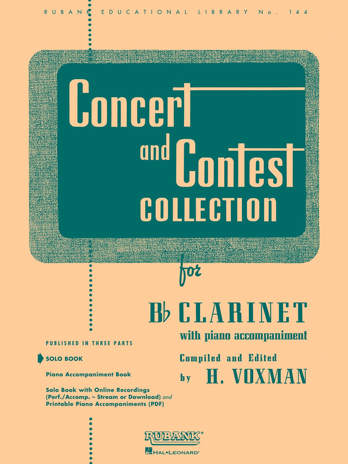 Concert and Contest Collection for Bb Clarinet: Solo Book Only,Used