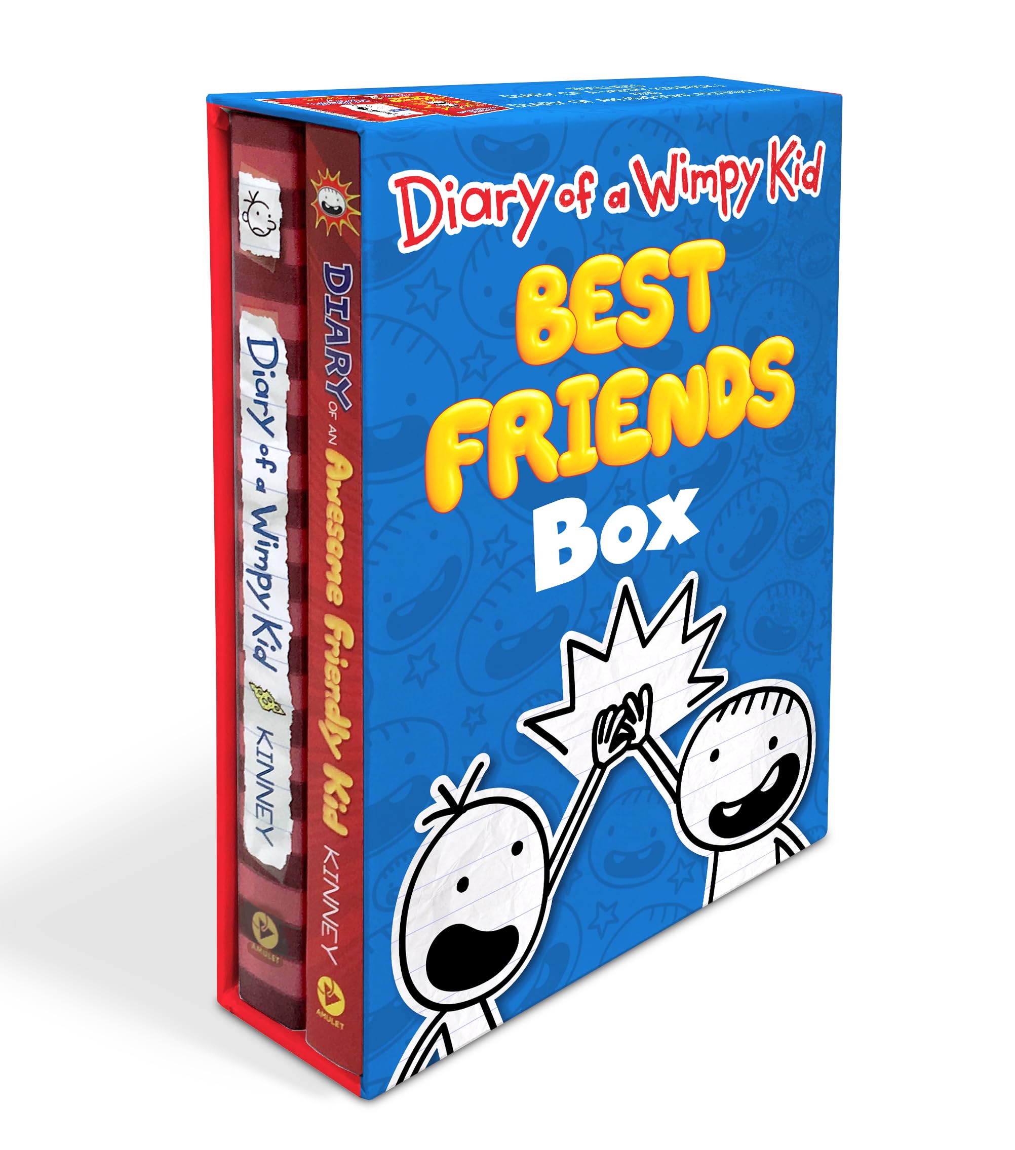 Diary of a Wimpy Kid Best Friends: 2Book Hardcover Gift Set: Diary of a Wimpy Kid and Diary of an Awesome Friendly Kid,New