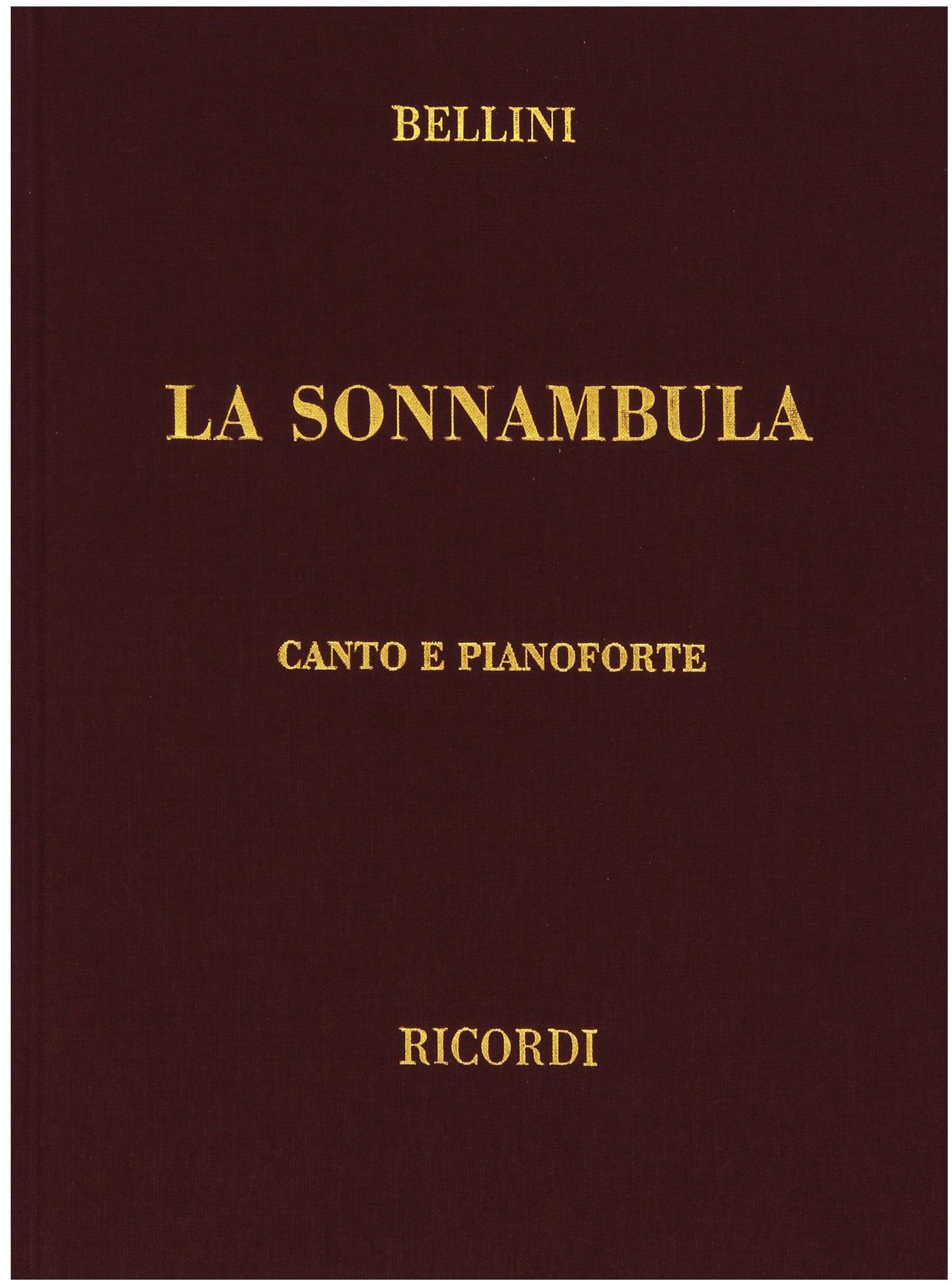 La sonnambula: Vocal Score (English, Italian, German and French Edition)