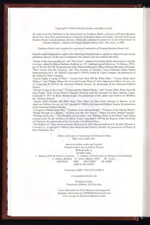 Native American Myths And Legends (Collectible Editions),New