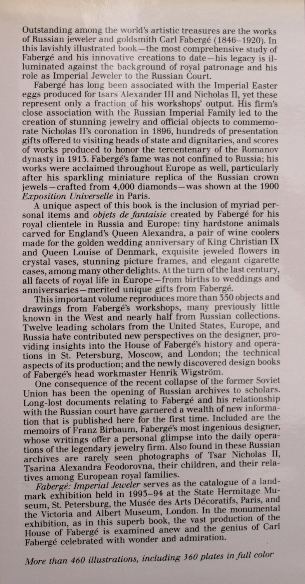 Faberge: Imperial Jeweler