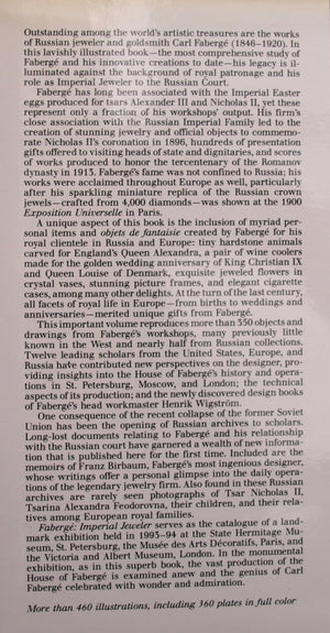 Faberge: Imperial Jeweler