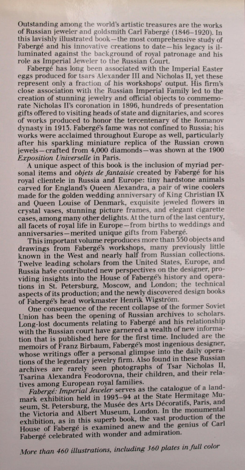 Faberge: Imperial Jeweler