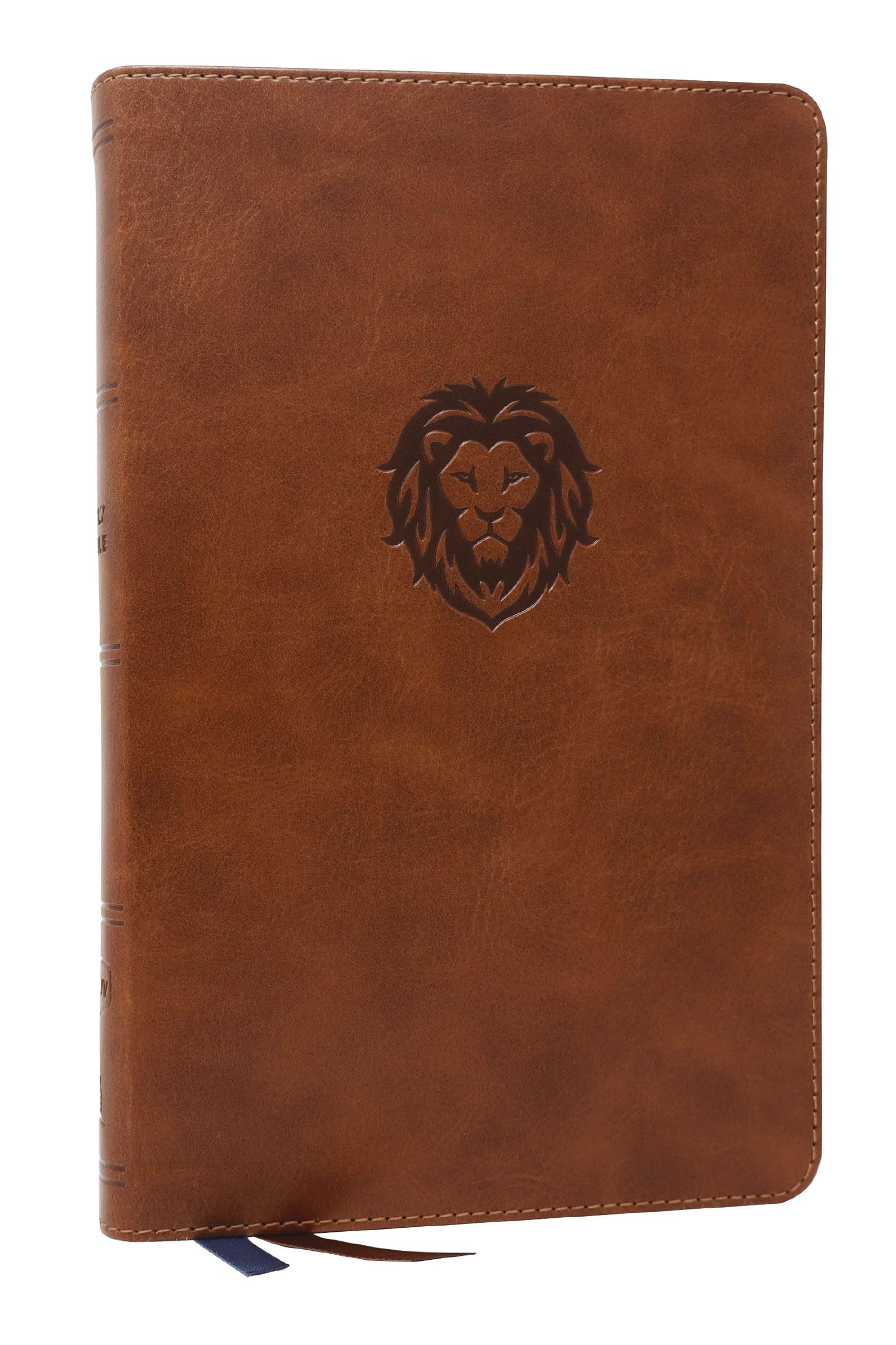 NKJV, Thinline Bible Youth Edition, Leathersoft, Brown, Red Letter, Comfort Print: Holy Bible, New King James Version,Used