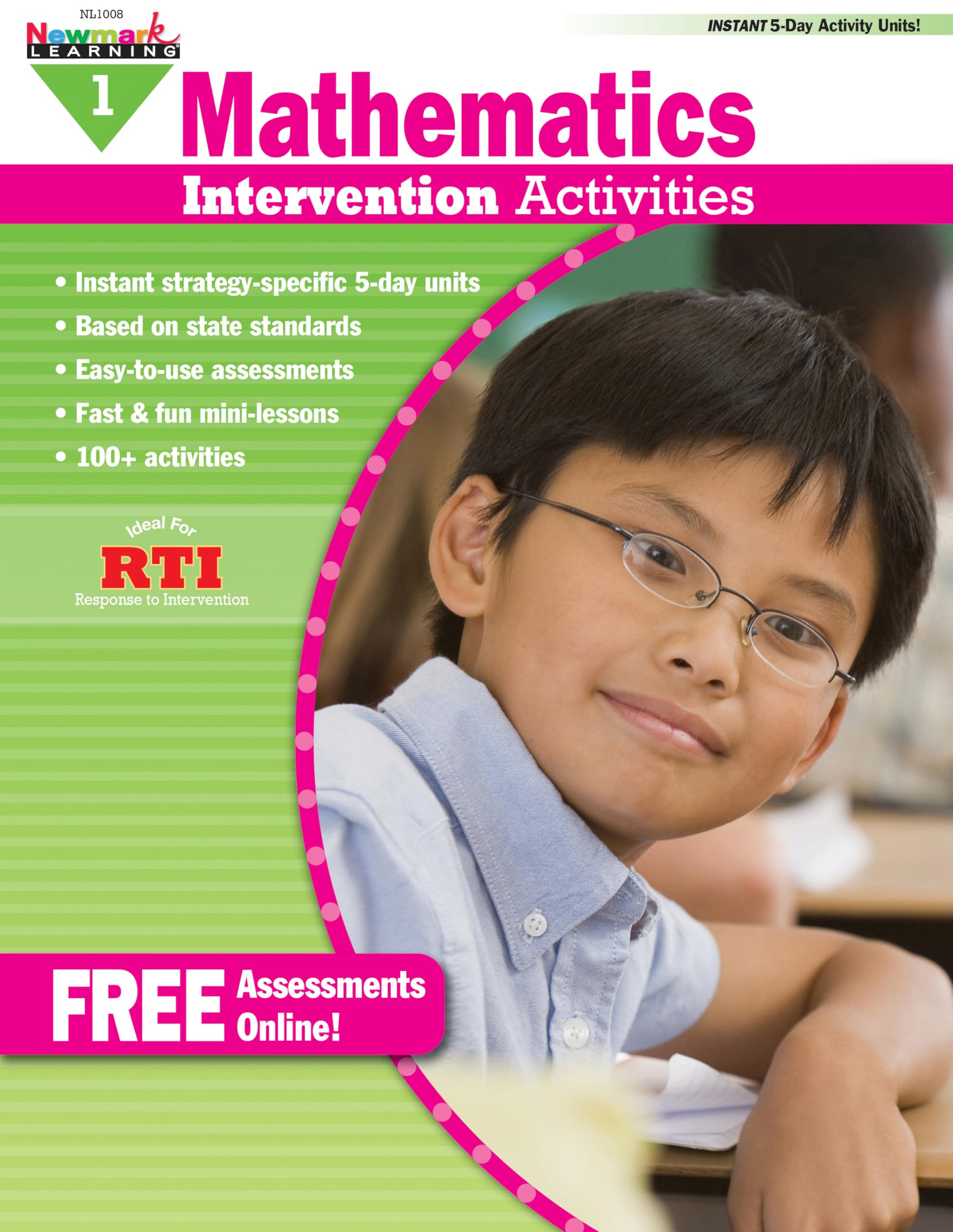 Intervention Activities for Math Grade 1 Book,Used