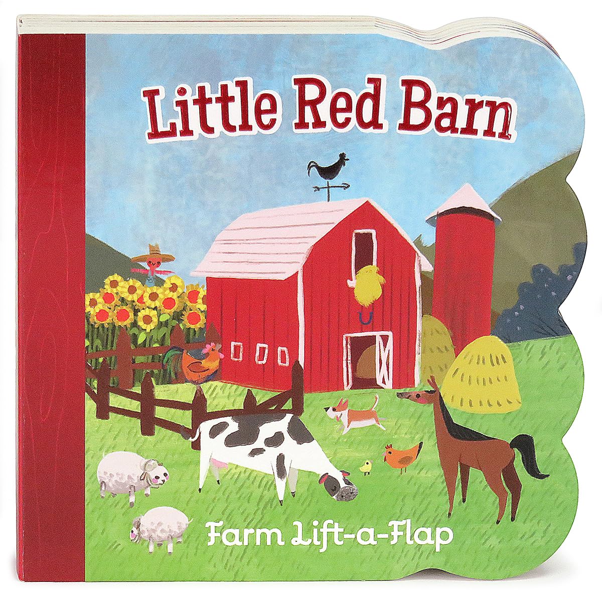 Little Red Barn  A First LiftaFlap Farm Board Book for Babies and Toddlers (Babies Love),Used