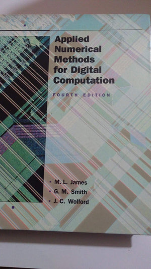 Applied Numerical Methods for Digital Computation,Used