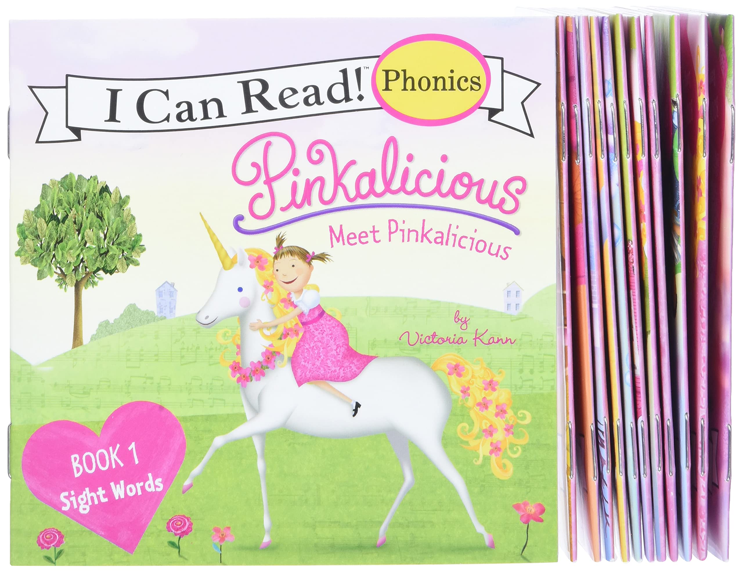 Pinkalicious 12Book Phonics Fun!: Includes 12 Minibooks Featuring Short And Long Vowel Sounds (My First I Can Read),New