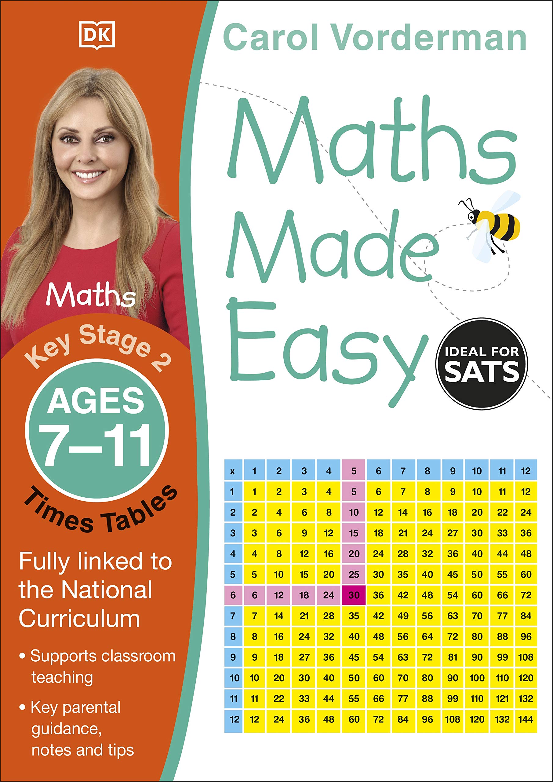 Maths Made Easy Times Tables Ages 711 Key Stage 2ages 711, Key Stage 2 (Carol Vorderman's Maths Made Easy),Used