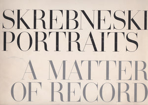 Skrebneski Portraits: A Matter Of Record,Used