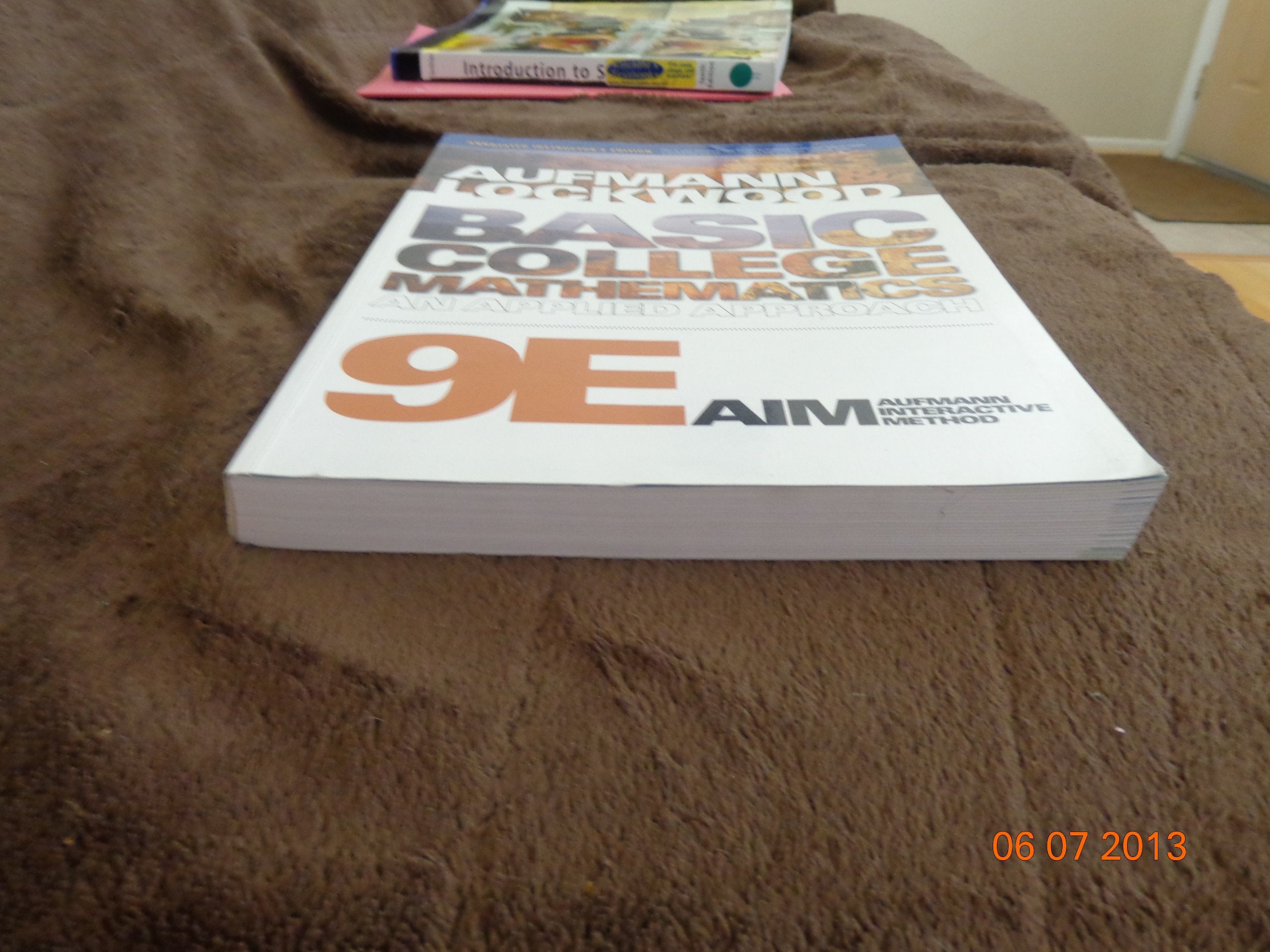 Basic College Mathematics: An Applied Approach (Available Titles CourseMate),Used