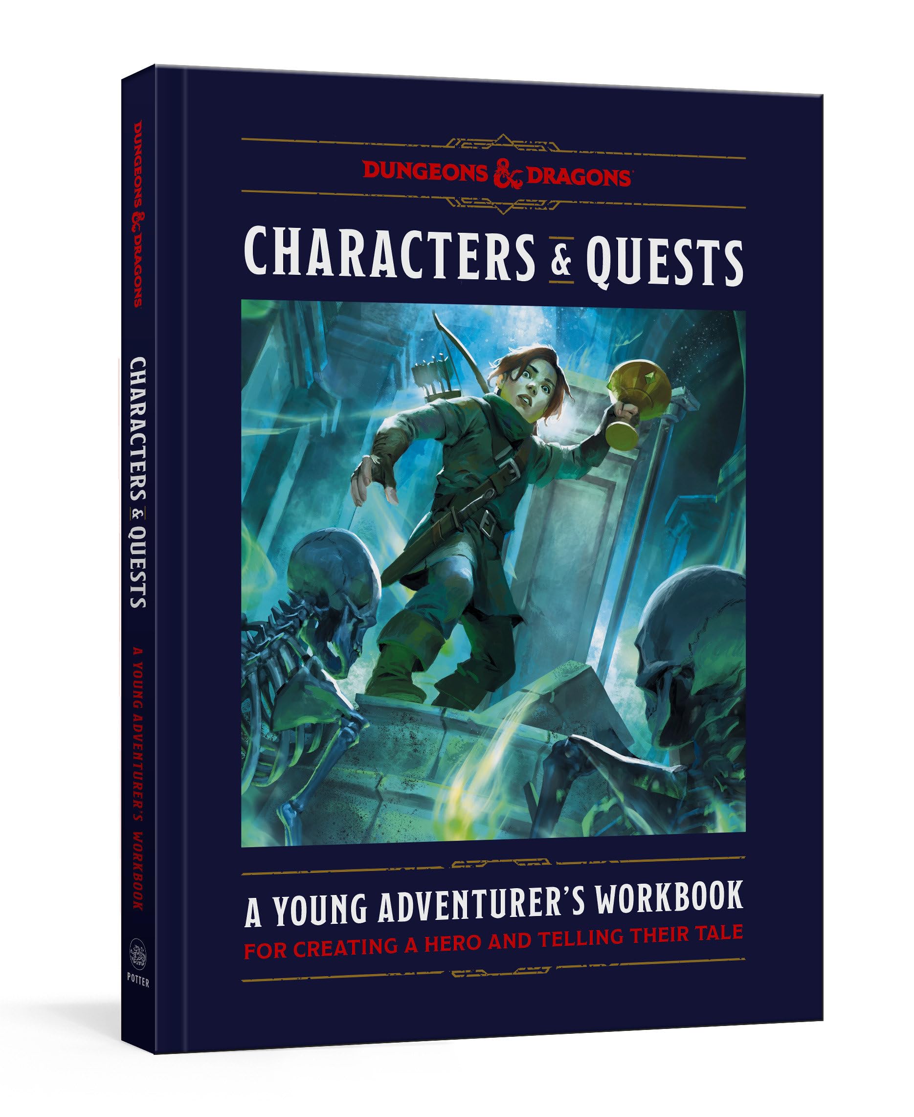 Characters & Quests (Dungeons & Dragons): A Young Adventurer'S Workbook For Creating A Hero And Telling Their Tale (Dungeons & D,New