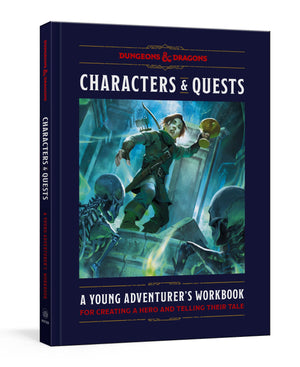 Characters & Quests (Dungeons & Dragons): A Young Adventurer'S Workbook For Creating A Hero And Telling Their Tale (Dungeons & D,New