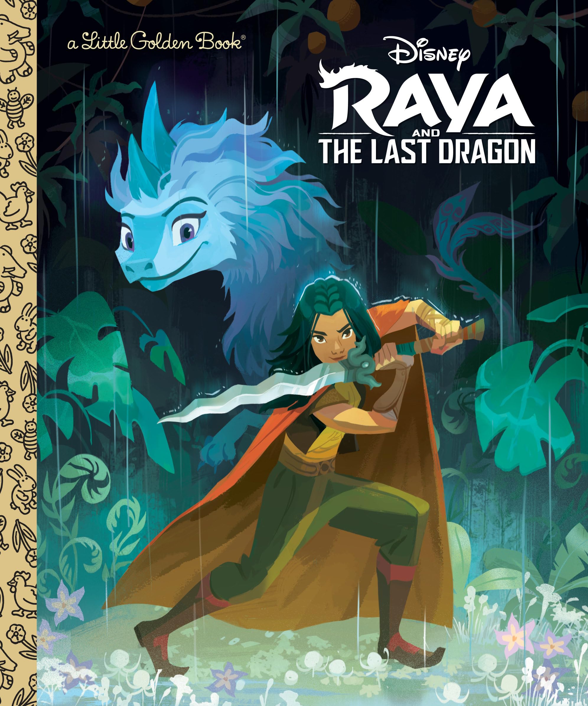 Raya And The Last Dragon Little Golden Book (Disney Raya And The Last Dragon)-used