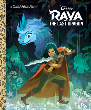 Raya And The Last Dragon Little Golden Book (Disney Raya And The Last Dragon)-used