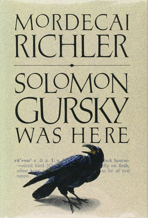 Solomon Gursky Was Here, a novel,Used