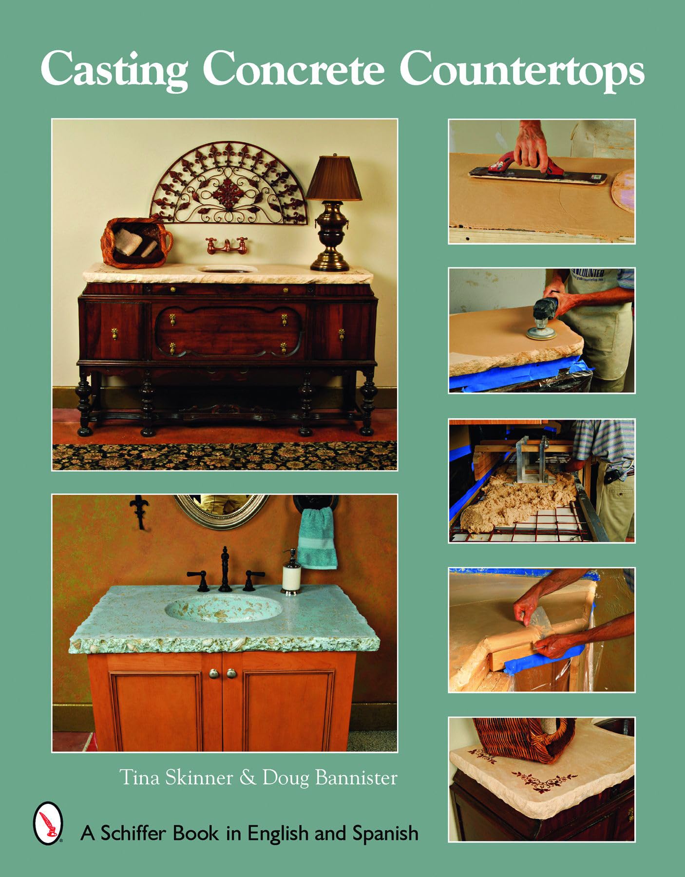 Casting Concrete Countertops: A Sshiffer Book in English and Spanish (English and Spanish Edition),Used