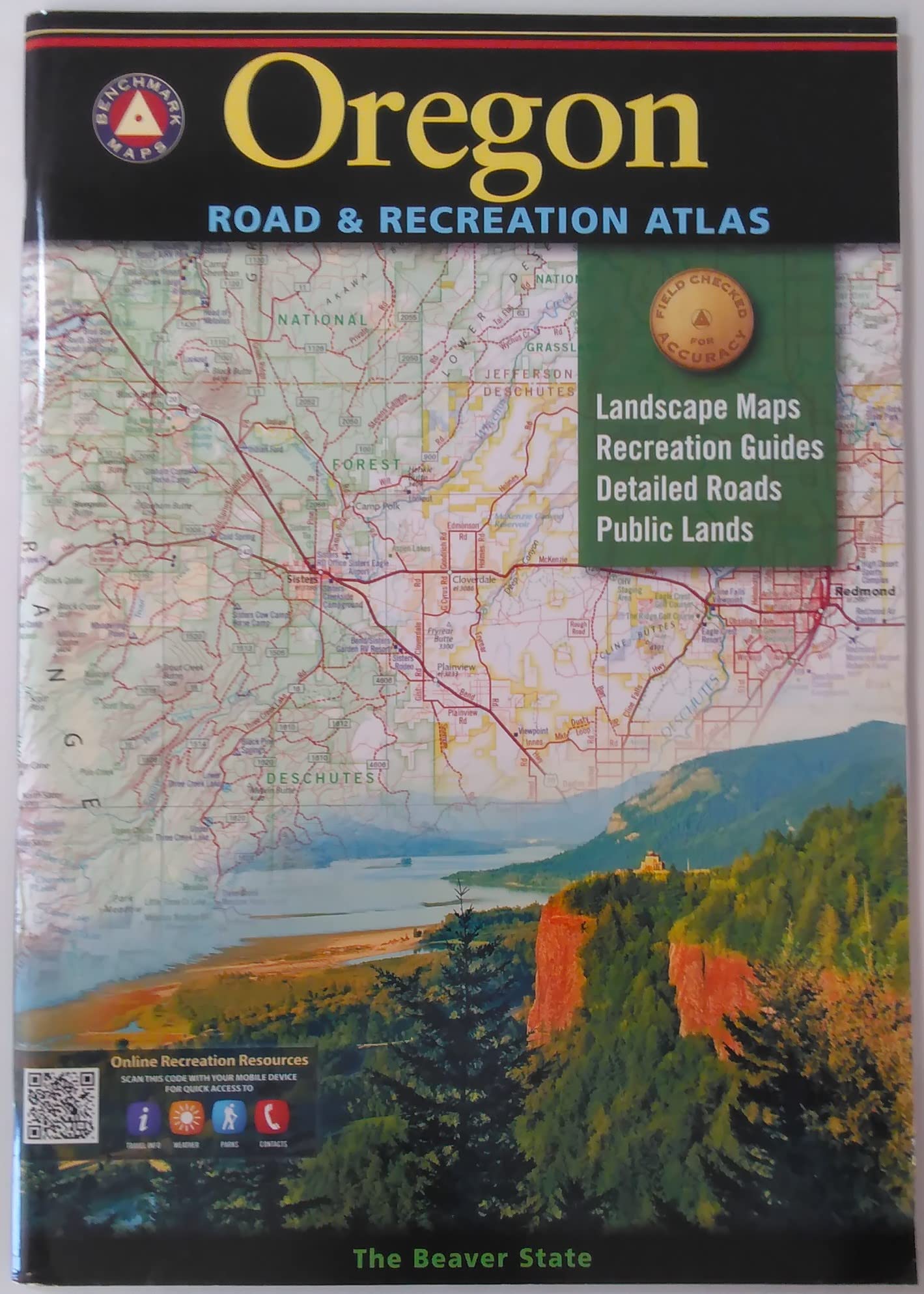 Oregon Benchmark Road & Recreation Atlas,Used