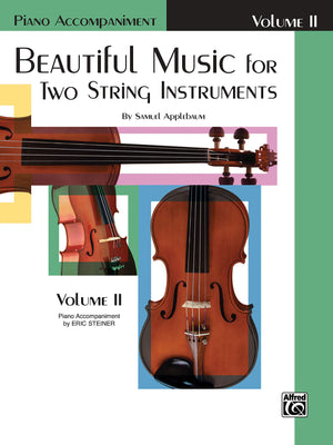 Beautiful Music for Two String Instruments, Bk 2: Piano Acc.,Used