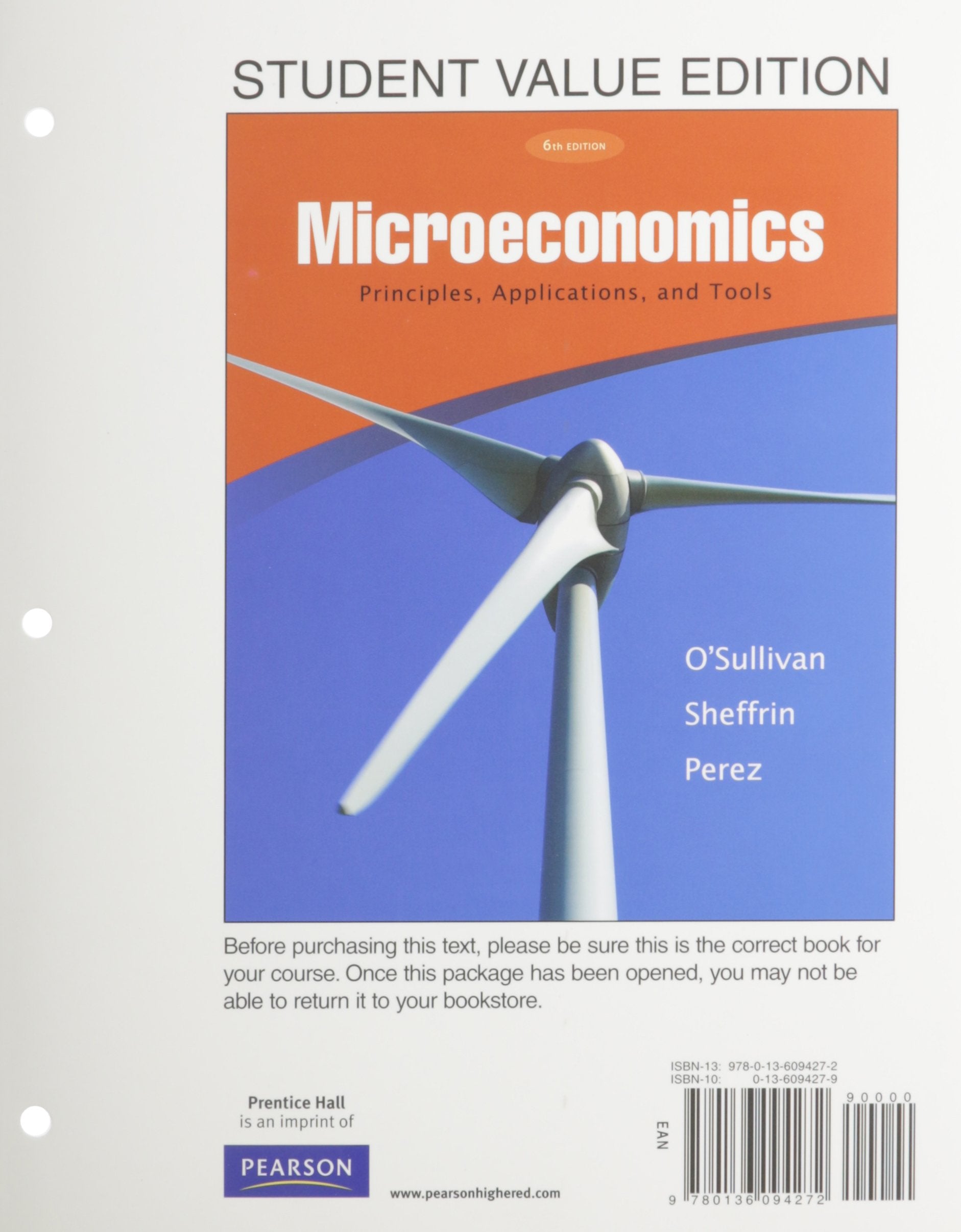 Microeconomics: Principles, Applications, and Tools, Student Value Edition,Used