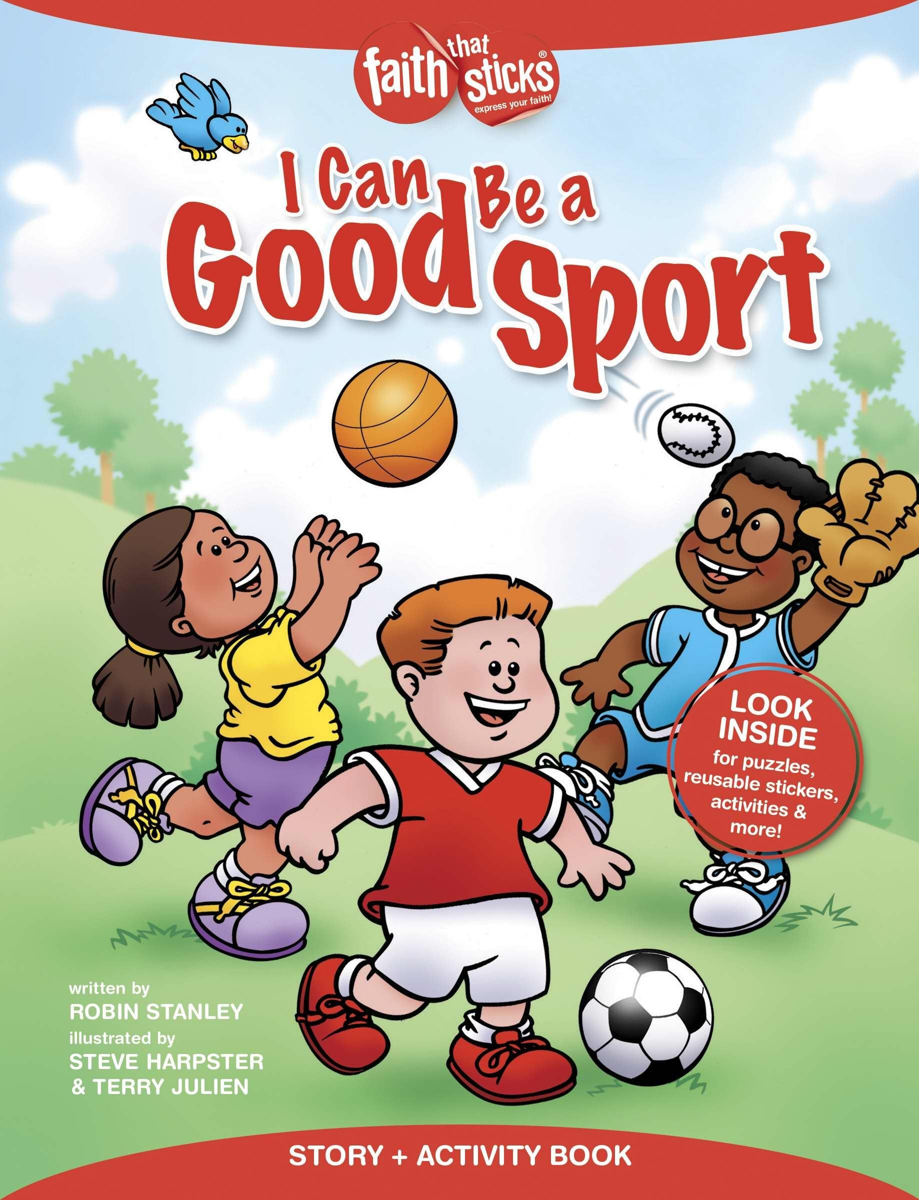 I Can Be a Good Sport Story + Activity Book (Faith That Sticks Books),Used