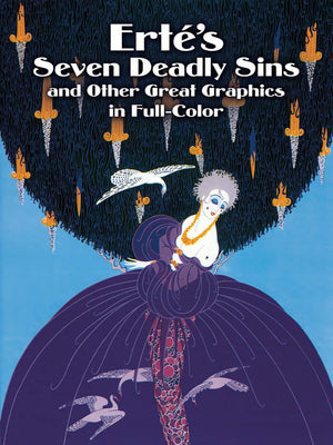 Ert's Seven Deadly Sins and Other Great Graphics in Full Color (Dover Fine Art, History of Art),Used