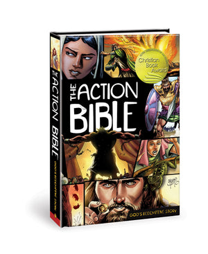 David C Cook The Action Bible: God's Redemptive Story - Engaging Illustrated Bible for All Ages