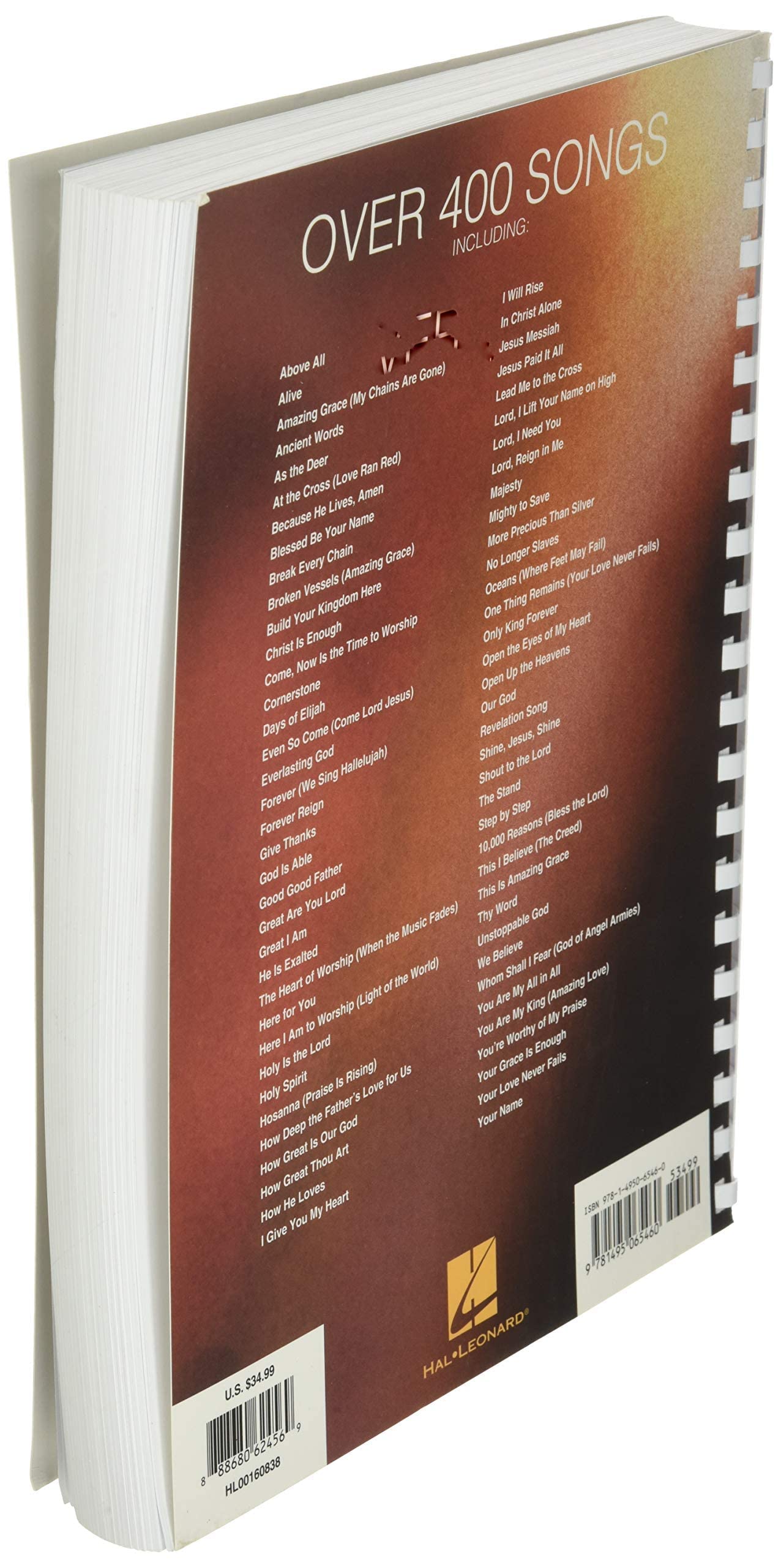 The Praise and Worship Fake Book: 400+ Contemporary and Traditional Songs for C Instruments  Sheet Music with Chords, Lyrics and,Used