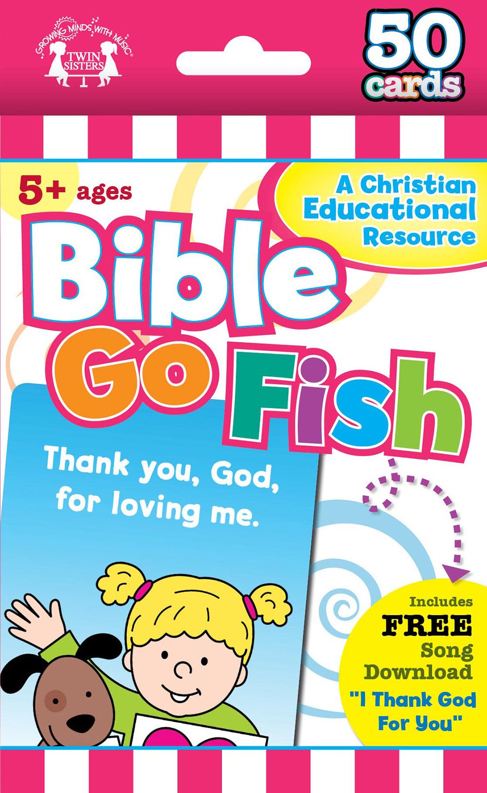 Bible Go Fish Christian 50Count Game Cards (I'M Learning The Bible Flash Cards)