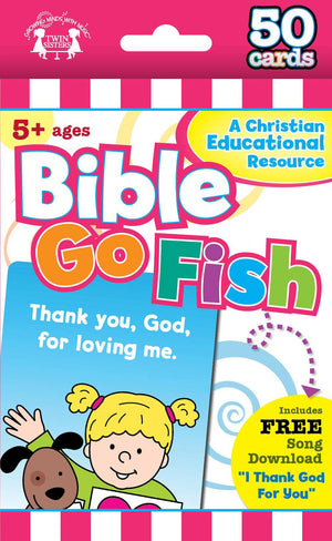 Bible Go Fish Christian 50Count Game Cards (I'M Learning The Bible Flash Cards)