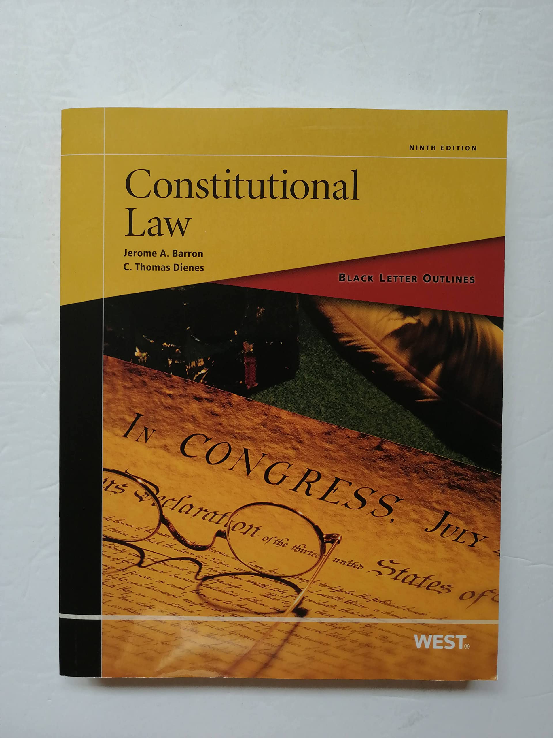 Black Letter Outline on Constitutional Law (Black Letter Outlines),Used