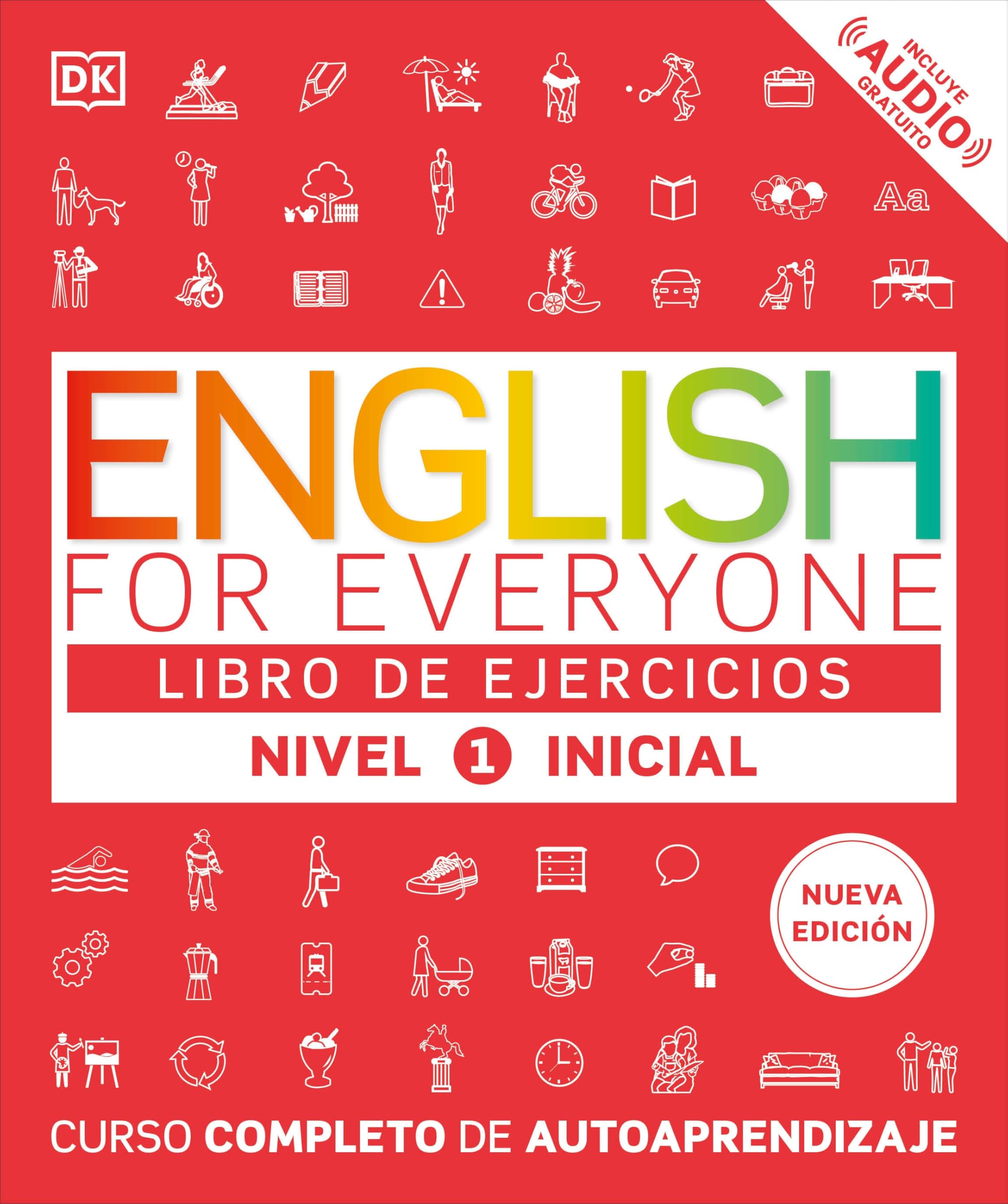 English For Everyone Nivel 1 Inicial: Libro De Ejercicios: Edicin En Espaol (Spanish Edition)