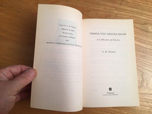 Things You Should Know: A Collection of Stories,Used