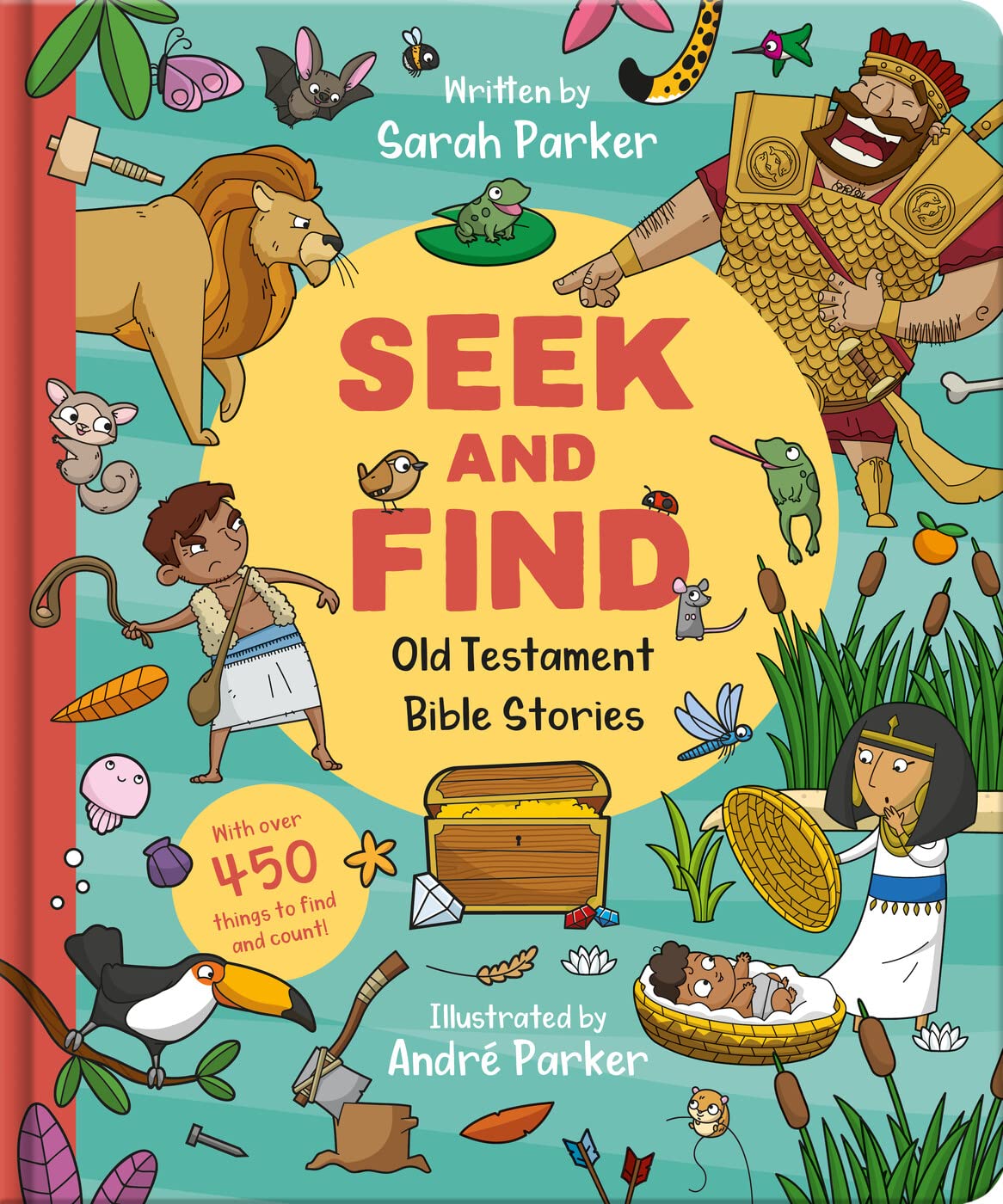 Seek and Find: Old Testament Bible Stories: With over 450 things to find and count! (Fun interactive Christian book to gift kids,Used