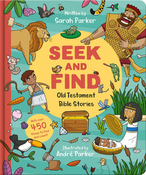 Seek and Find: Old Testament Bible Stories: With over 450 things to find and count! (Fun interactive Christian book to gift kids,Used