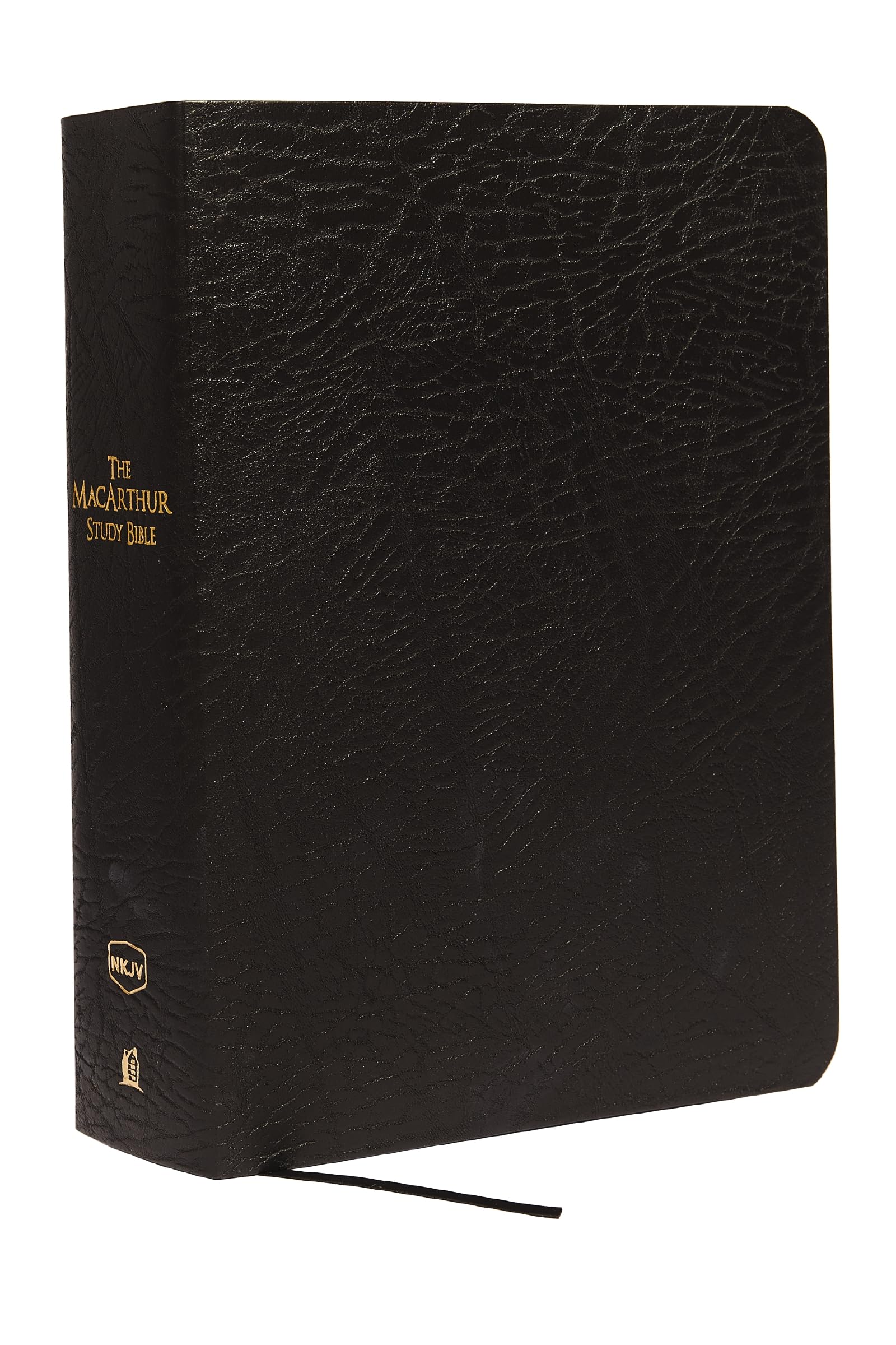 Nkjv, The Macarthur Study Bible, Large Print, Bonded Leather, Black, Thumb Indexed: Holy Bible, New King James Version