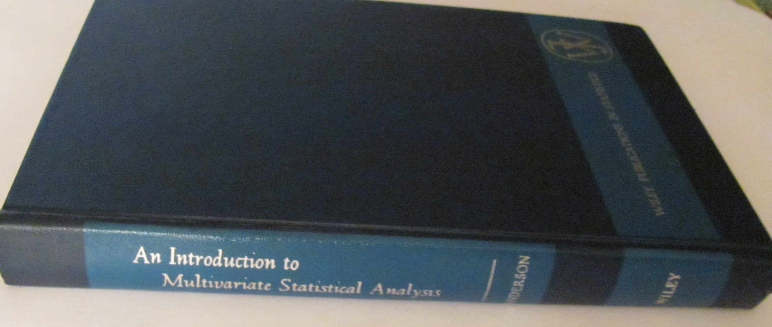 Introduction To Multivariate Statistical Analysis