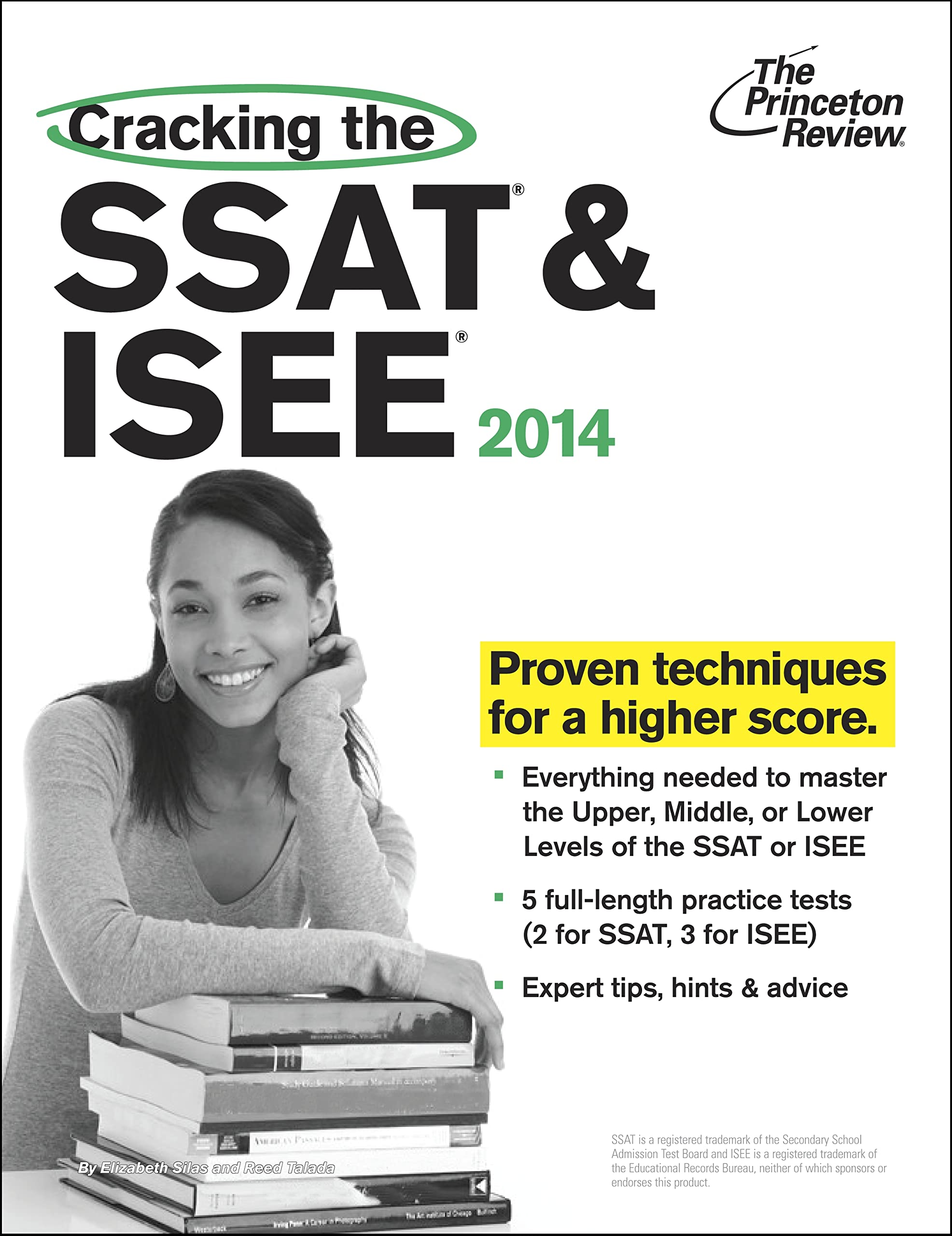 Cracking the SSAT & ISEE: 6 fulllength practice tests, 2014 Edition,Used