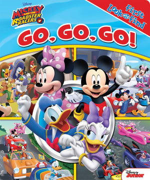 Disney  Mickey and the Roadster Racers  Go, Go, Go! First Look and Find  PI Kids (First Look & Find),Used