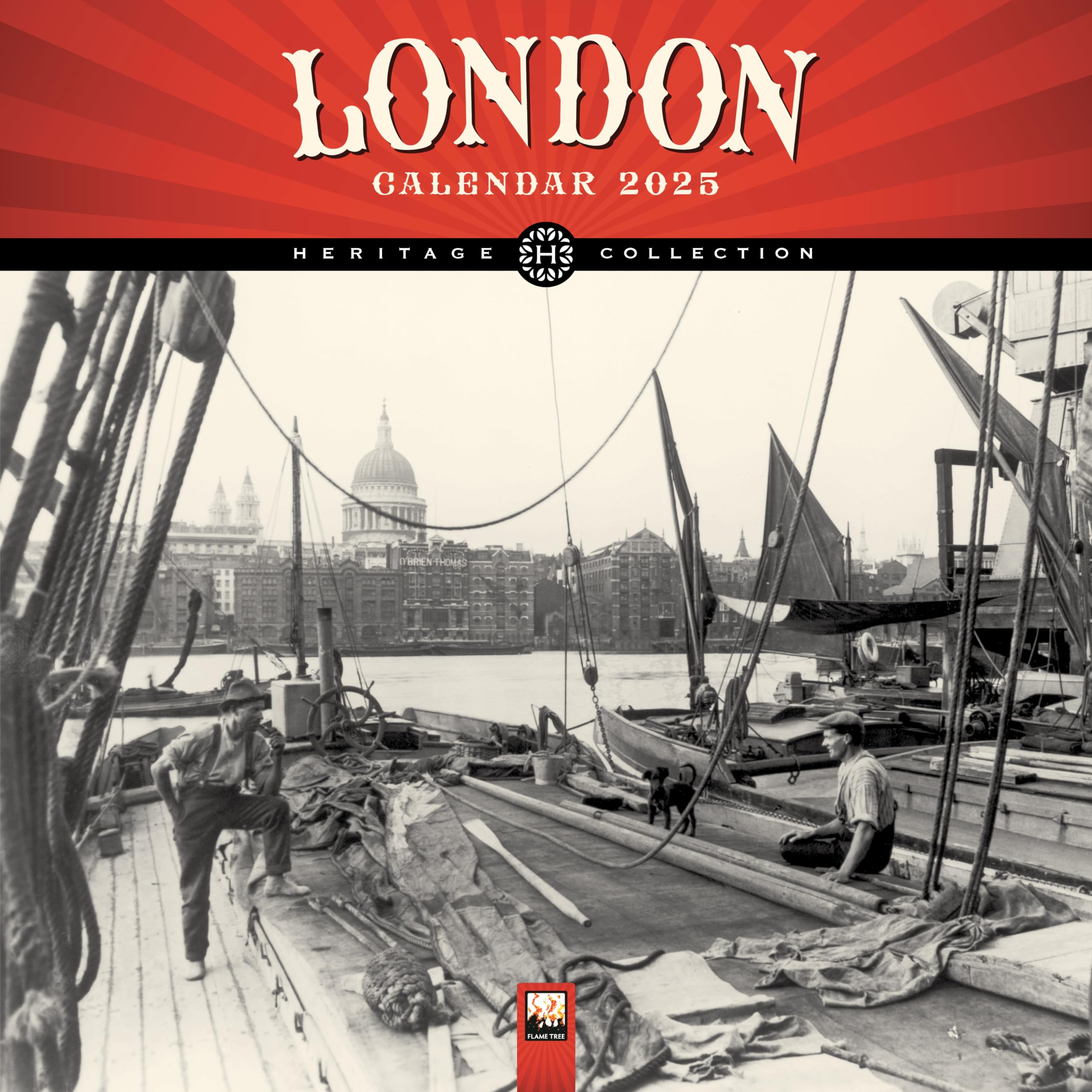 London Heritage Wall Calendar 2025 (Art Calendar),New