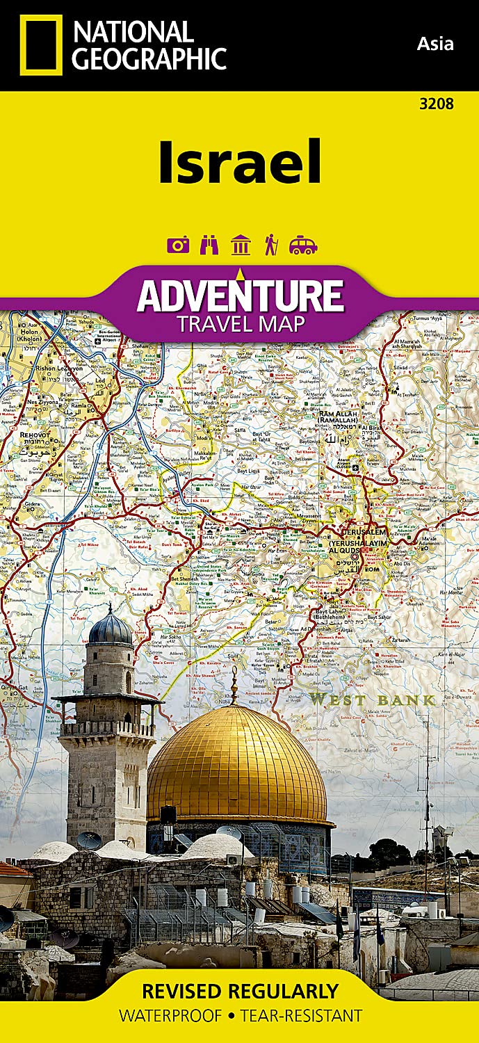 Israel Map (National Geographic Adventure Map, 3208),New