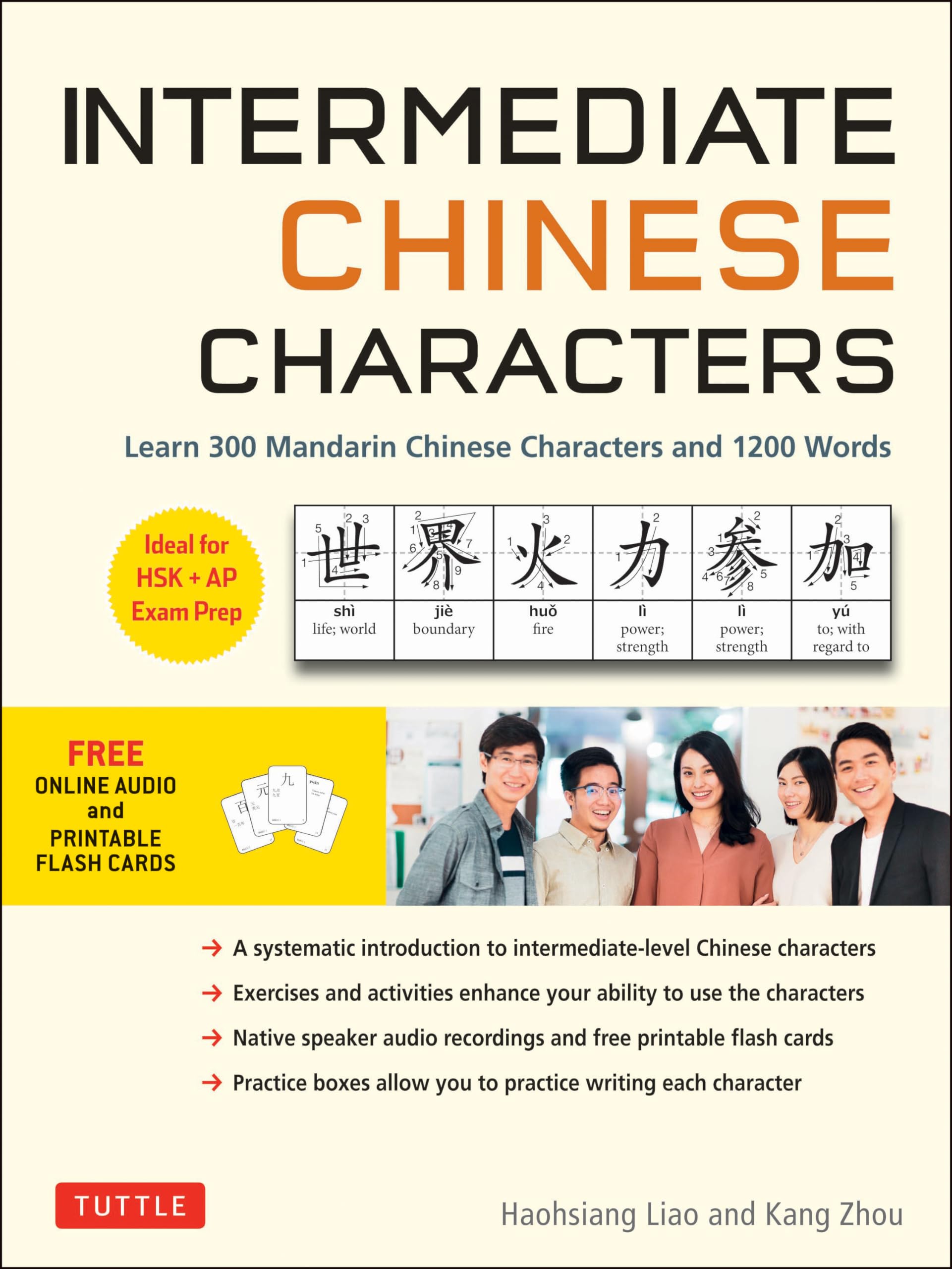 Intermediate Chinese Characters: Learn 300 Mandarin Characters And 1200 Words (Free Online Audio And Printable Flash Cards) Idea,Used