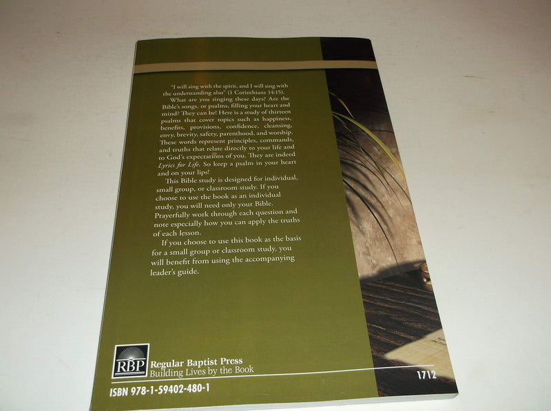 Lyrics for Life (Life Design),Used