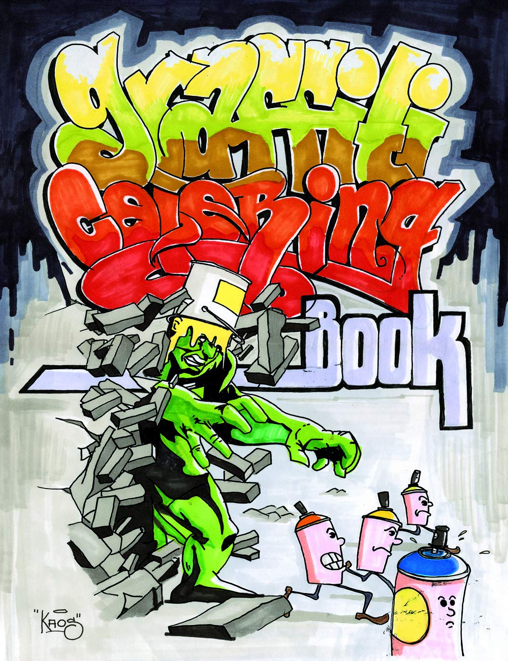 Graffiti Coloring Book (Graffiti Coloring Book, 1),Used