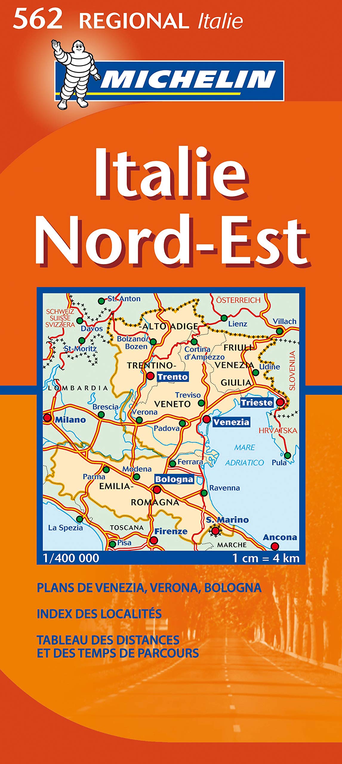 Michelin Map Italy North East Map 562 (Maps/Regional (Michelin)),Used