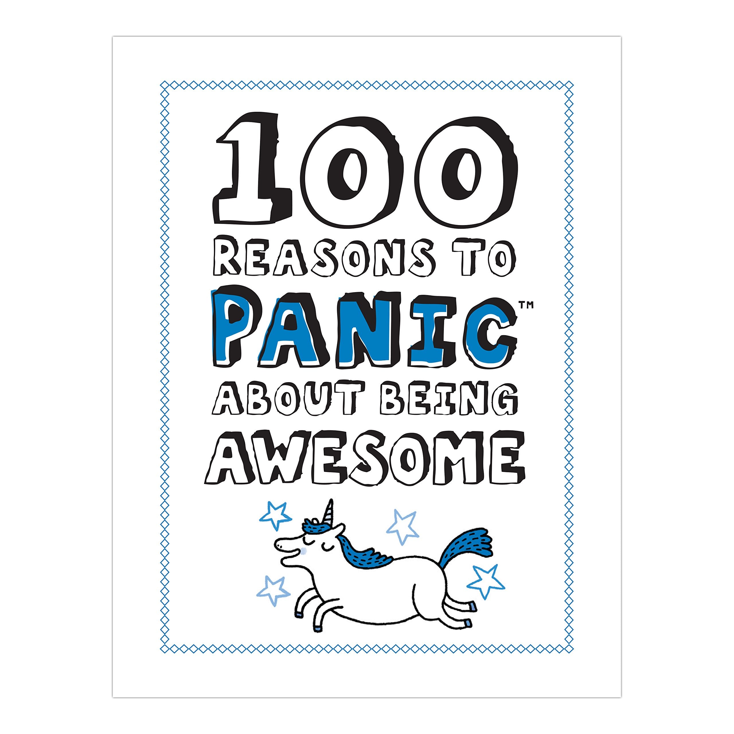 Knock Knock 100 Reasons to Panic about Being Awesome,Used