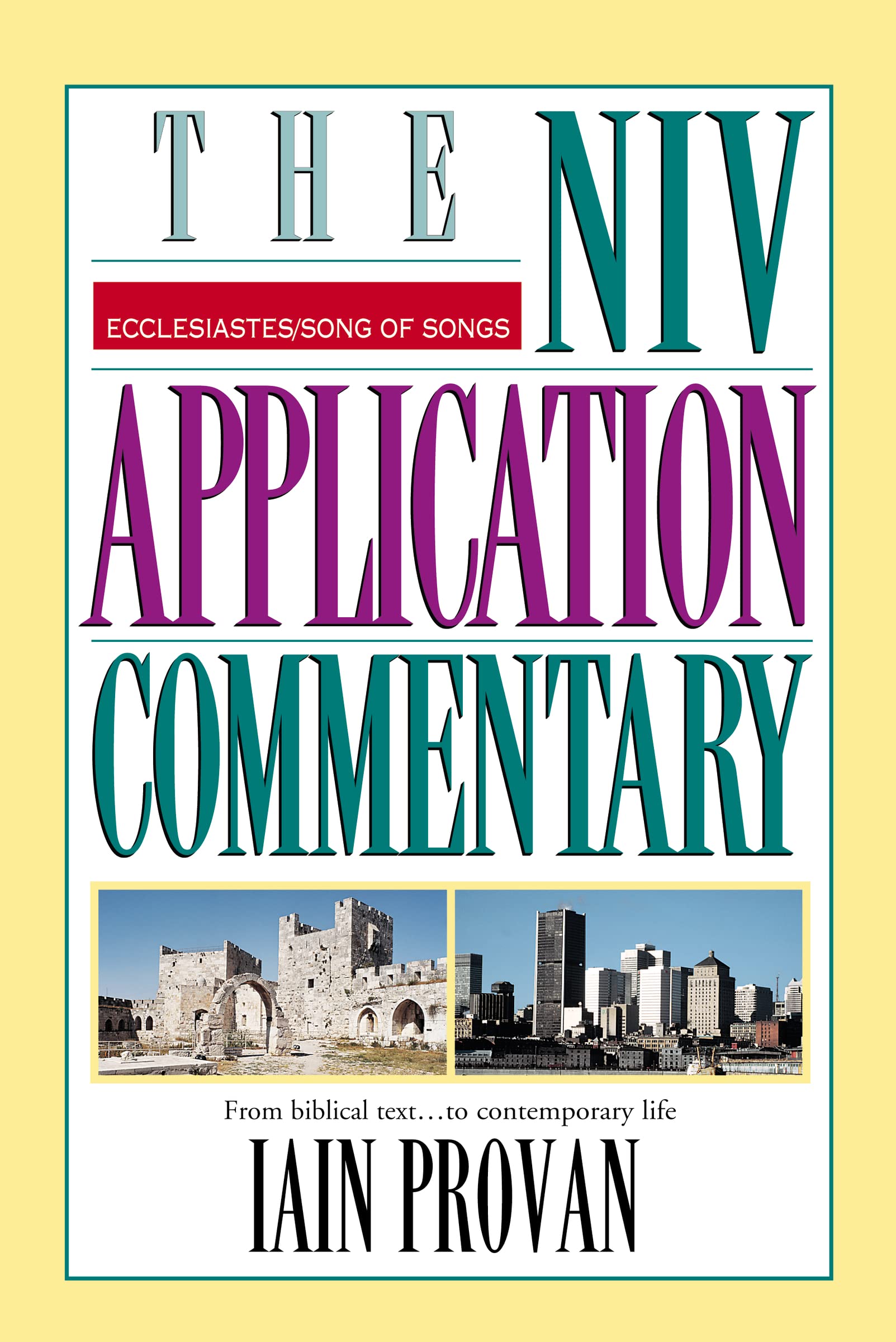 Ecclesiastes, Song of Songs (The NIV Application Commentary Ecclesiastes),New
